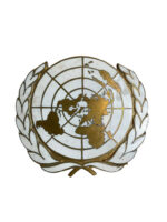UN United Nations Metal Cap Badge UN United Nations Metal Cap Badge