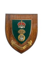 British Royal Dublin Fusiliers Regiment Wood Plaque 7" X 6"
