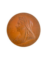 British Queen Victoria's Diamond Jubilee 1837 to 1897 Bronze Medallion British Queen Victoria's Diamond Jubilee 1837 to 1897 Bronze Medallion