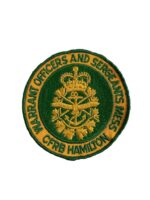Canadian Forces Warrant Officers and Sergeants Mess CFRB Hamilton Crest Patch