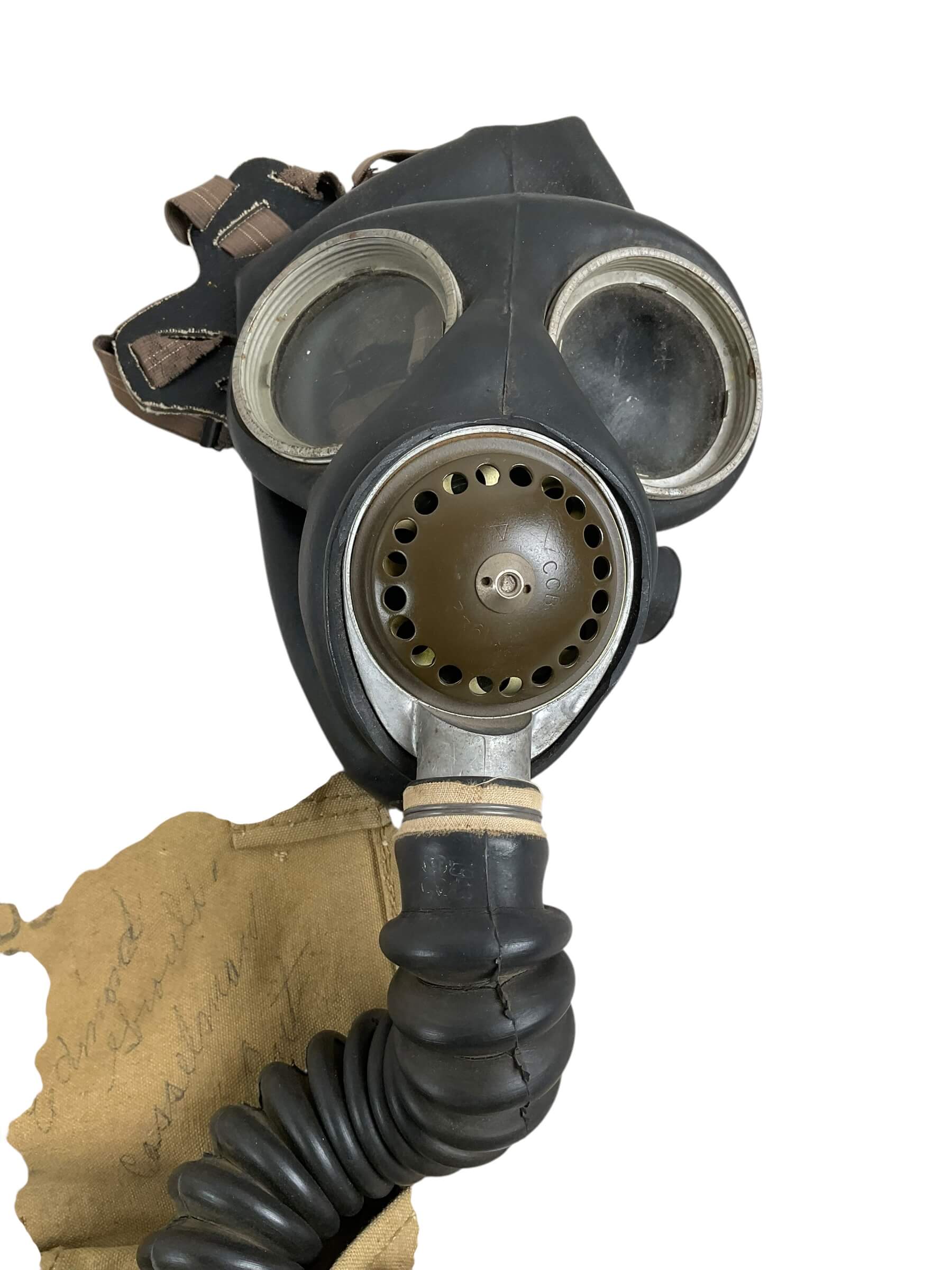 WW2 Canadian Army Respirator With Bag Dated 1943 WW2 Canadian Army Respirator With Bag Dated 1943