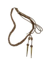Victorian British Regimental Aiguillettes With Brass Fittings
