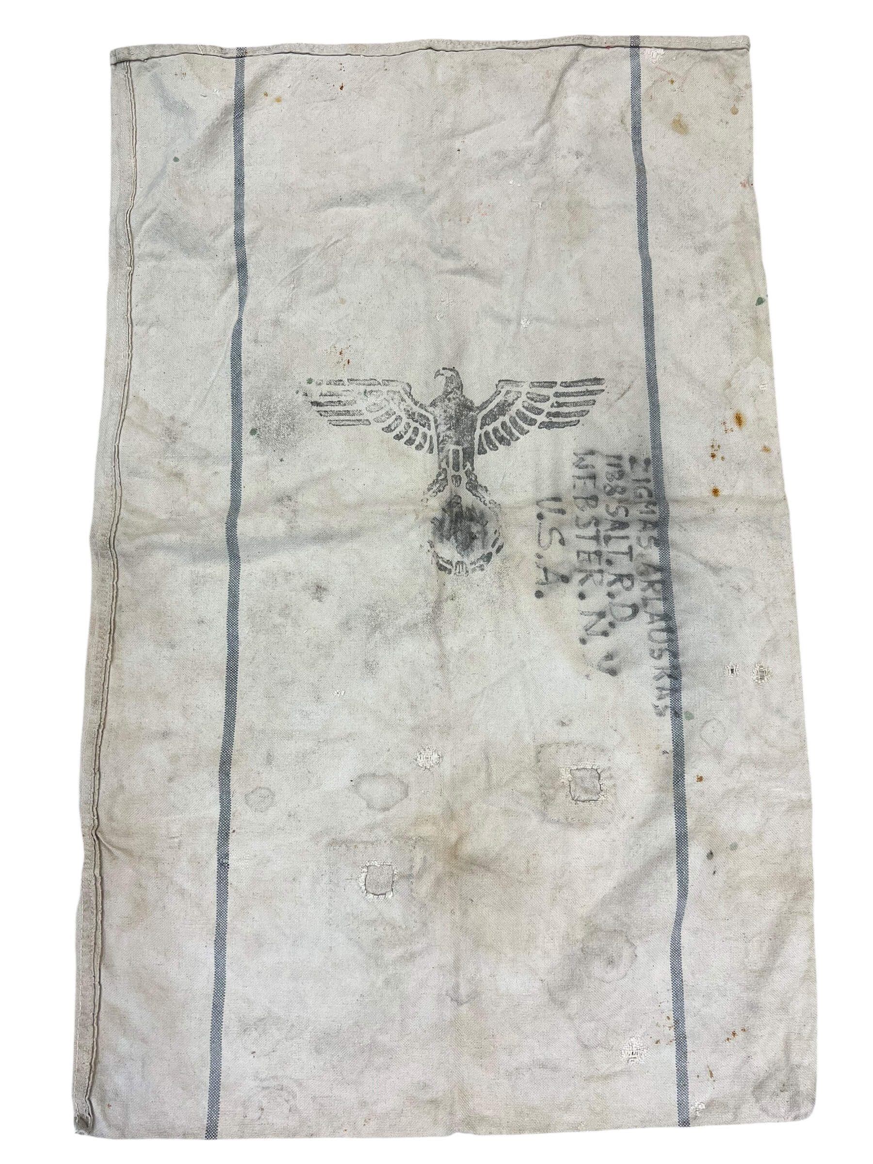 WW2 German Mail Bag With US Return Address 1942 Dated WW2 German Mail Bag With US Return Address 1942 Dated