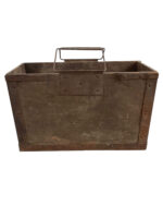 WW2 Canadian Wooden Ammo Box Dated 1945 EMPTY