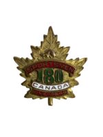 WW1 Canadian CEF 180th Battalion Toronto Sportsmen Sweetheart Badge Pin