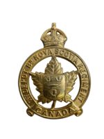 WW1 Canadian CEF 1st Depot Battalion Nova Scotia Regiment Cap Badge