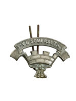 WW1 British BEF 3rd Volunteer Battalion Somerset Light Infantry Collar Insignia Single