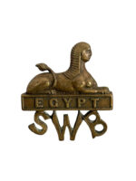 WW1 British South Wales Borders OSD Bronze Officers Collar Insignia Single