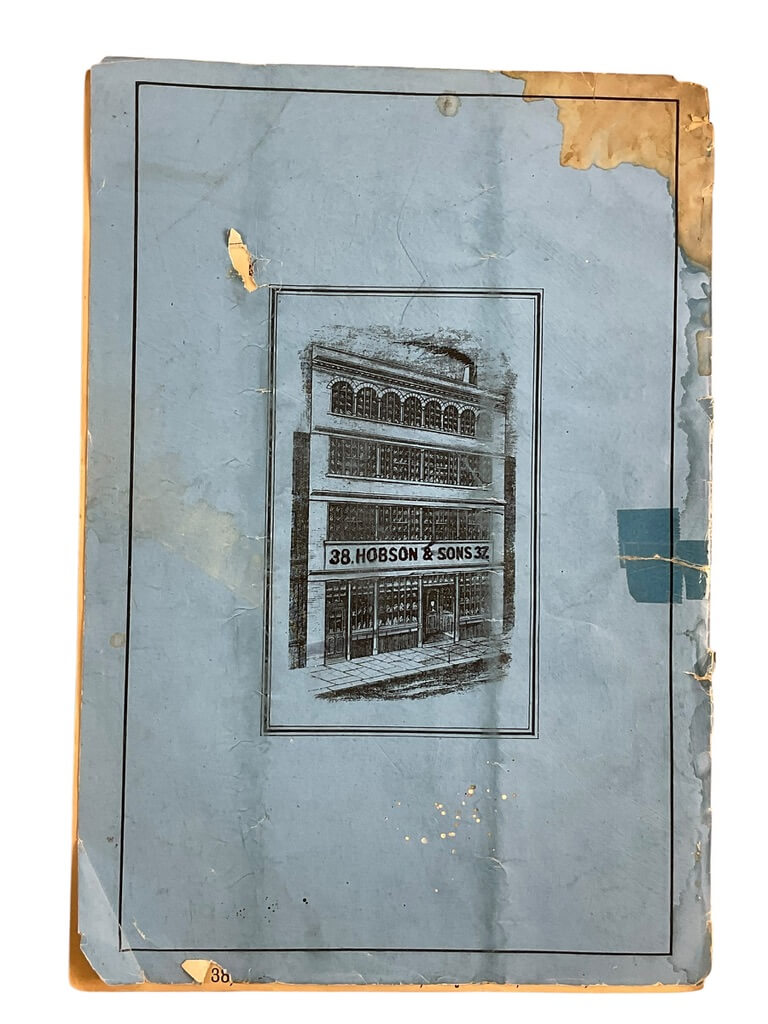 British Hobson and Sons Illustrated Price List January 1886 British Hobson and Sons Illustrated Price List January 1886