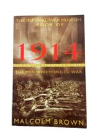 WW1 British BEF Imperial War Museum Book Of 1914 Men Who Went To War Used Softcover Reference Book