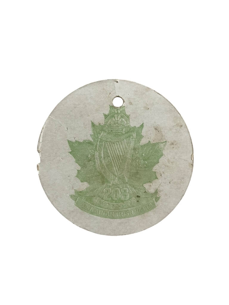 WW1 Canadian CEF 208th Battalion Memento WW1 Canadian CEF 208th Battalion Memento