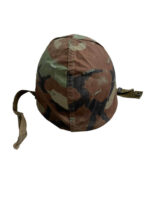 Canadian Forces M1 Steel Helmet With Woodland Cover Canadian Forces M1 Steel Helmet With Woodland Cover