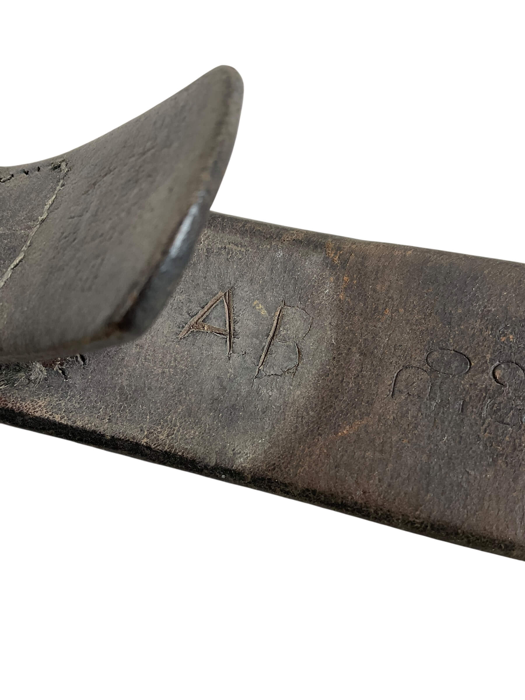 WW2 German Police Belt and Buckle Dated 1938 De-Nazified WW2 German Police Belt and Buckle Dated 1938 De-Nazified