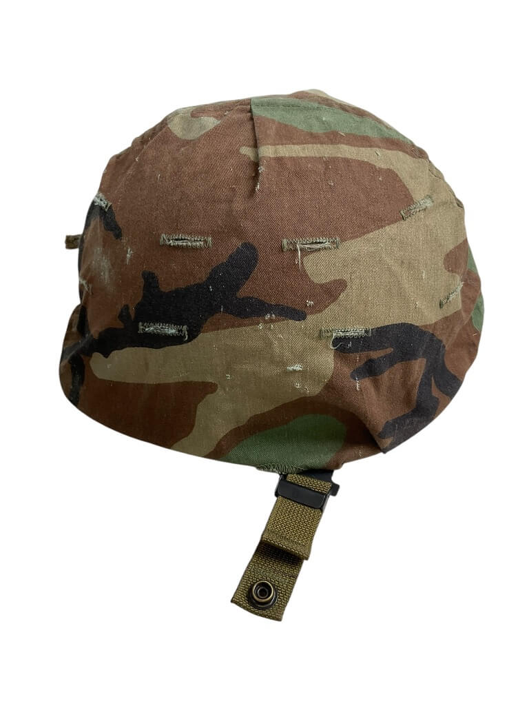 Canadian Forces M1 Steel Helmet With Woodland Cover Canadian Forces M1 Steel Helmet With Woodland Cover