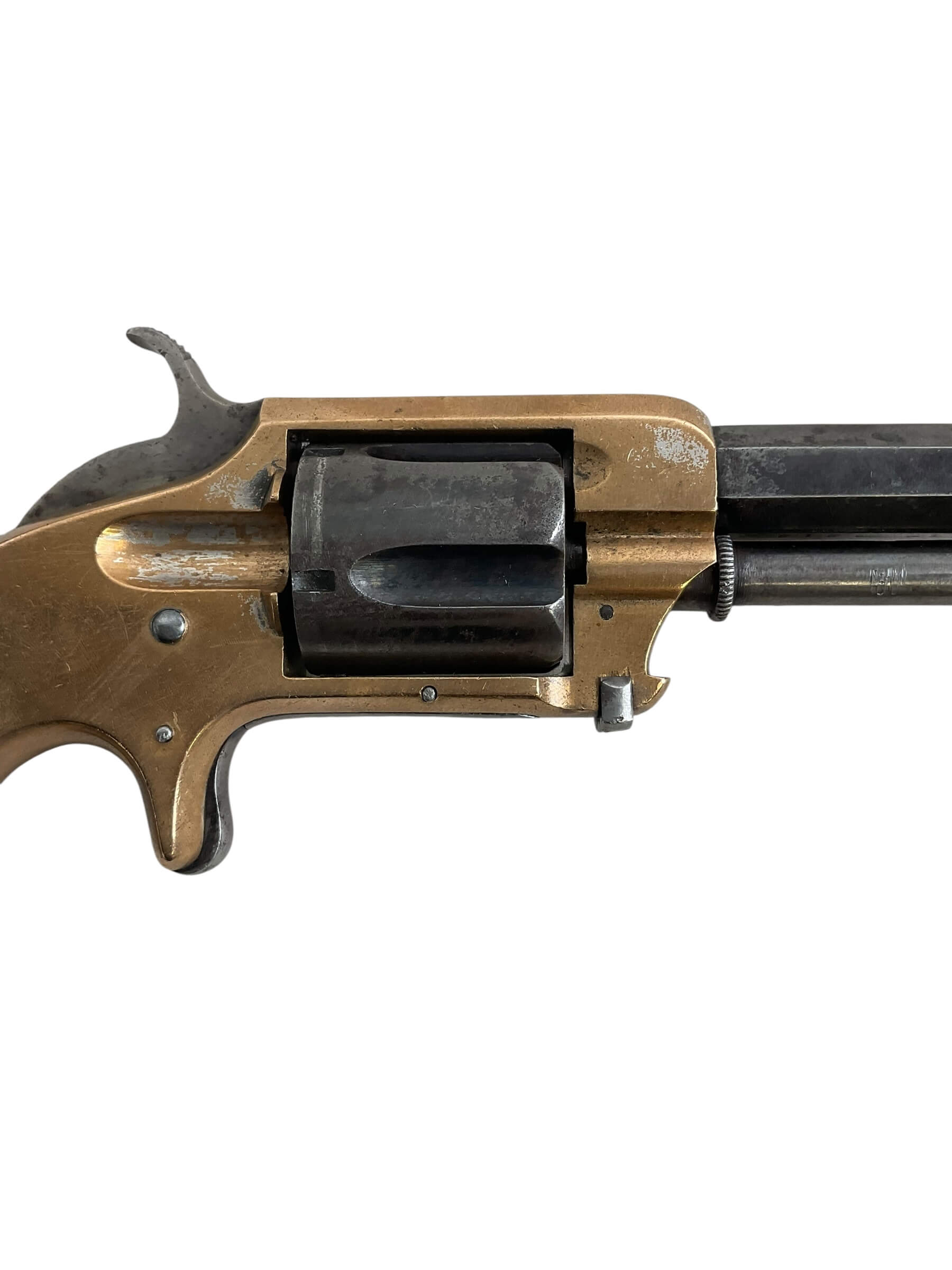 US 1871 Whitneyville Brass Framed .32 Rimfire Revolver Antique US 1871 Whitneyville Brass Framed .32 Rimfire Revolver Antique