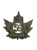 WW1 Canadian CEF 59th Battalion Cap Badge