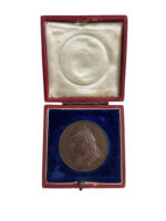 British Queen Victoria Commemorative Medallion In Case British Queen Victoria Commemorative Medallion In Case