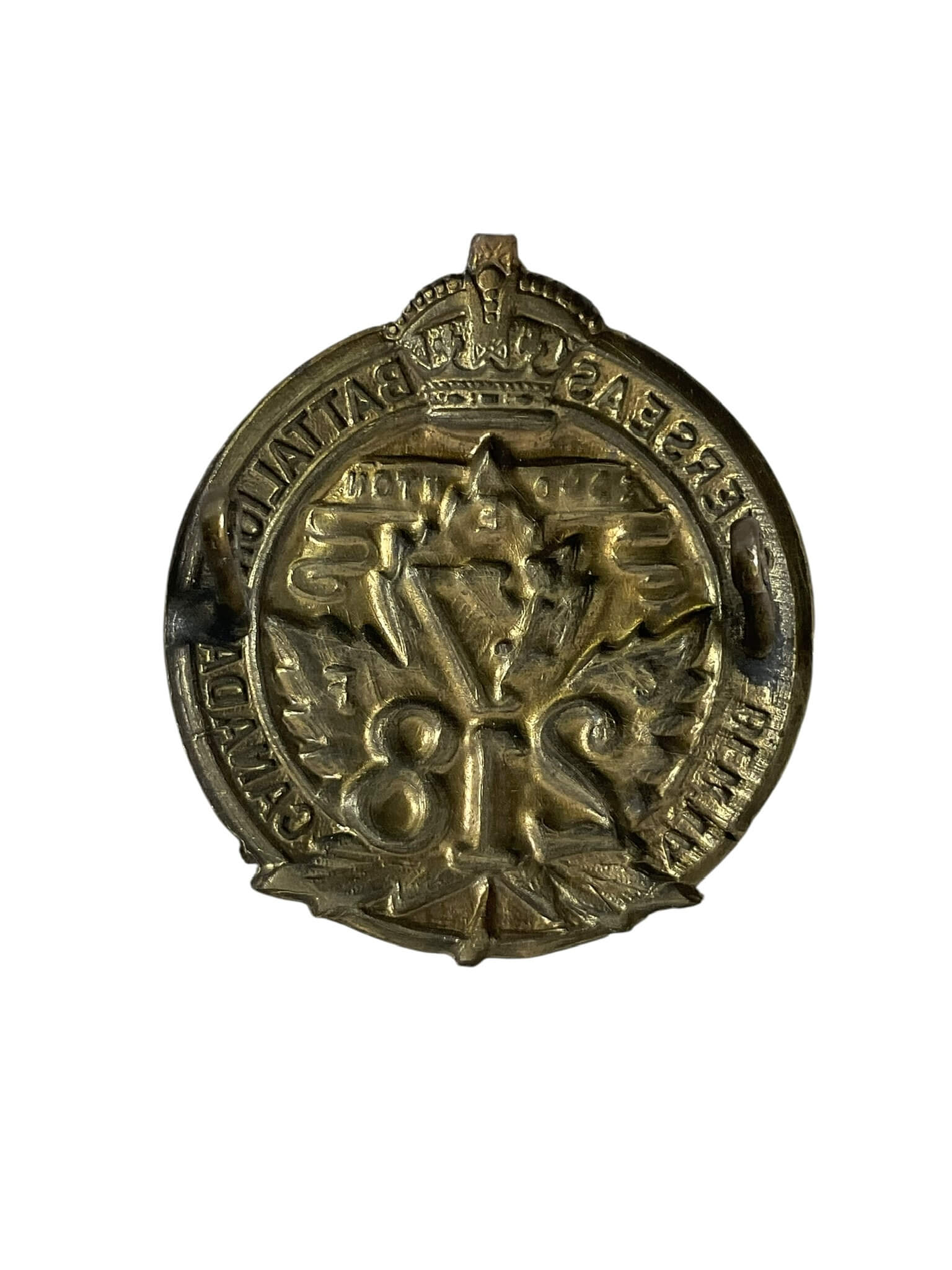 WW1 Canadian CEF 218th Battalion Edmonton Alberta Cap Badge WW1 Canadian CEF 218th Battalion Edmonton Alberta Cap Badge