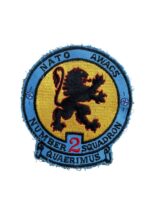 NATO AWACS Number 2 Squadron Crest Patch NATO AWACS Number 2 Squadron Crest Patch