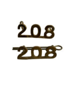 WW1 Canadian CEF 208th Irish Battalion Shoulder Titles Insignia Pair