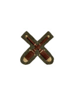 WW2 British Royal Artillery Cross Cannons Trade Patch WW2 British Royal Artillery Cross Cannons Trade Patch