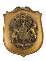 Canadian Coat of Arms Wood Plaque 11" X 9"