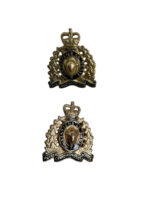Royal Canadian Mounted Police RCMP Collars Insignia Pair