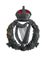 Royal Irish Constabulary Kings Crown Helment Plate