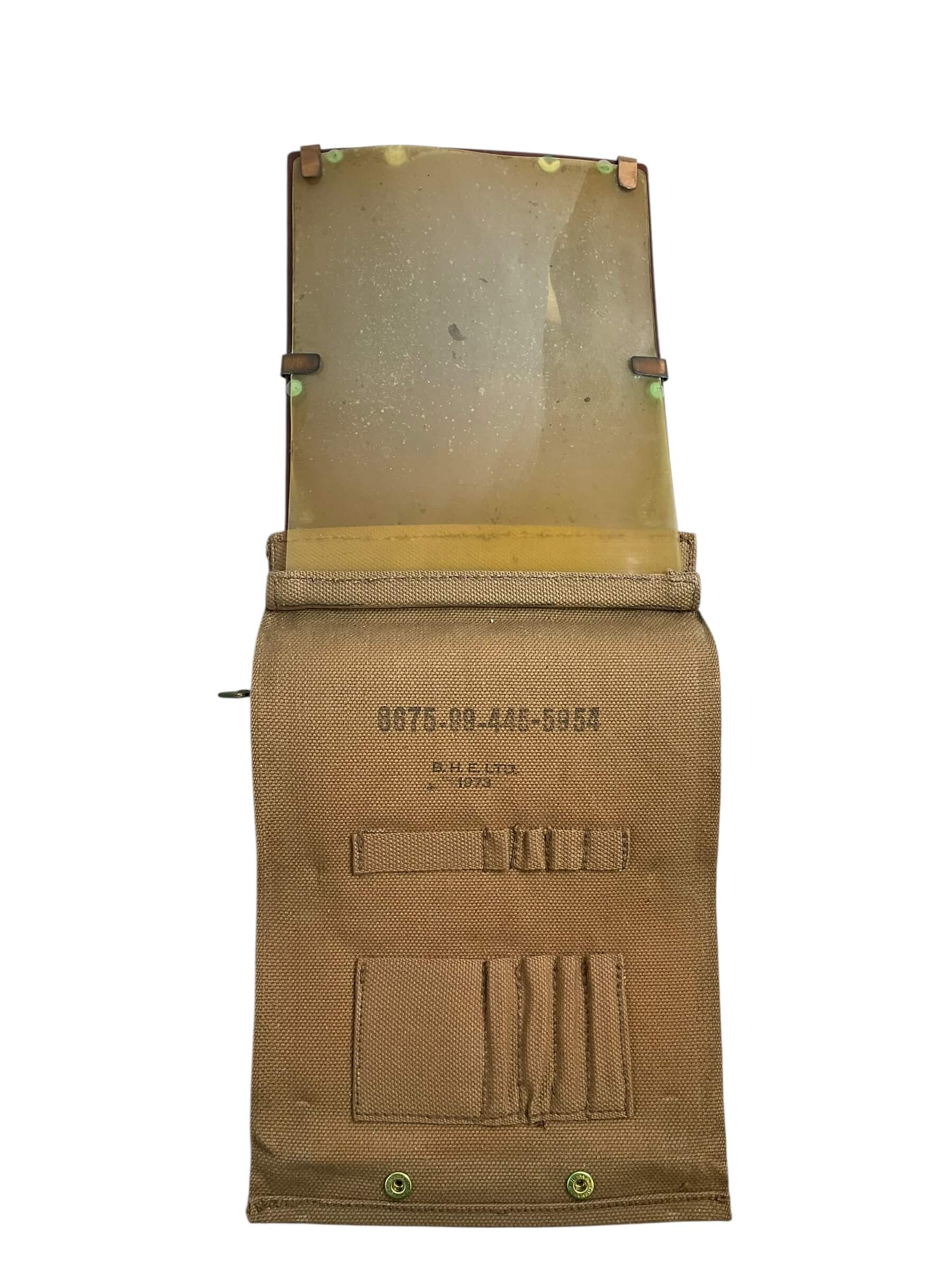 British Army P37 Khaki Map Case With Strap British Army P37 Khaki Map Case With Strap