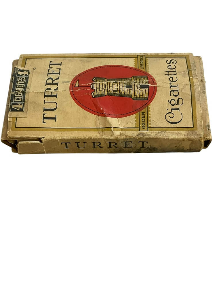 WW2 Canadian Turret Cigarettes Box Empty WW2 Canadian Turret Cigarettes Box Empty