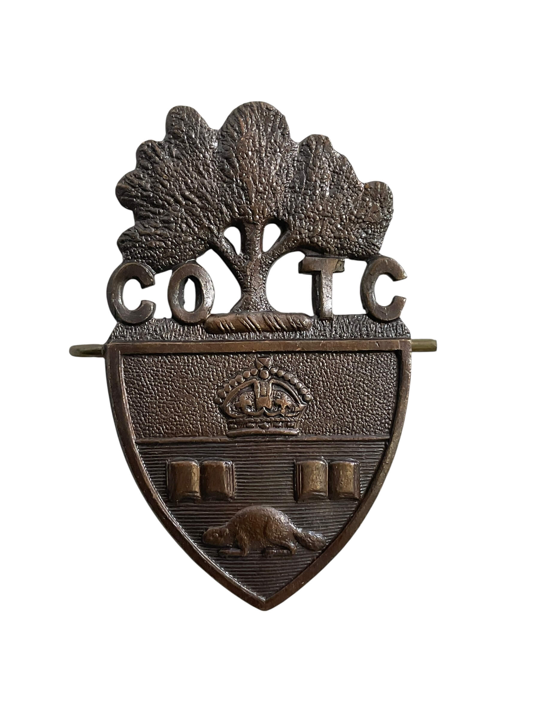 WW1 Canadian CEF University of Toronto COTC Cap Badge WW1 Canadian CEF University of Toronto COTC Cap Badge
