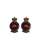 Canadian Military Engineers Collars Insignia Pair English Only