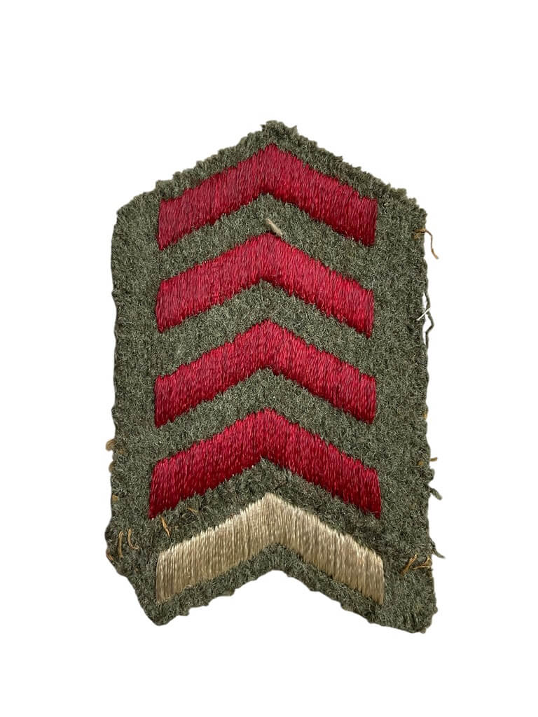 WW2 Canadian Army 5 Year Overseas Stripes Patch WW2 Canadian Army 5 Year Overseas Stripes Patch