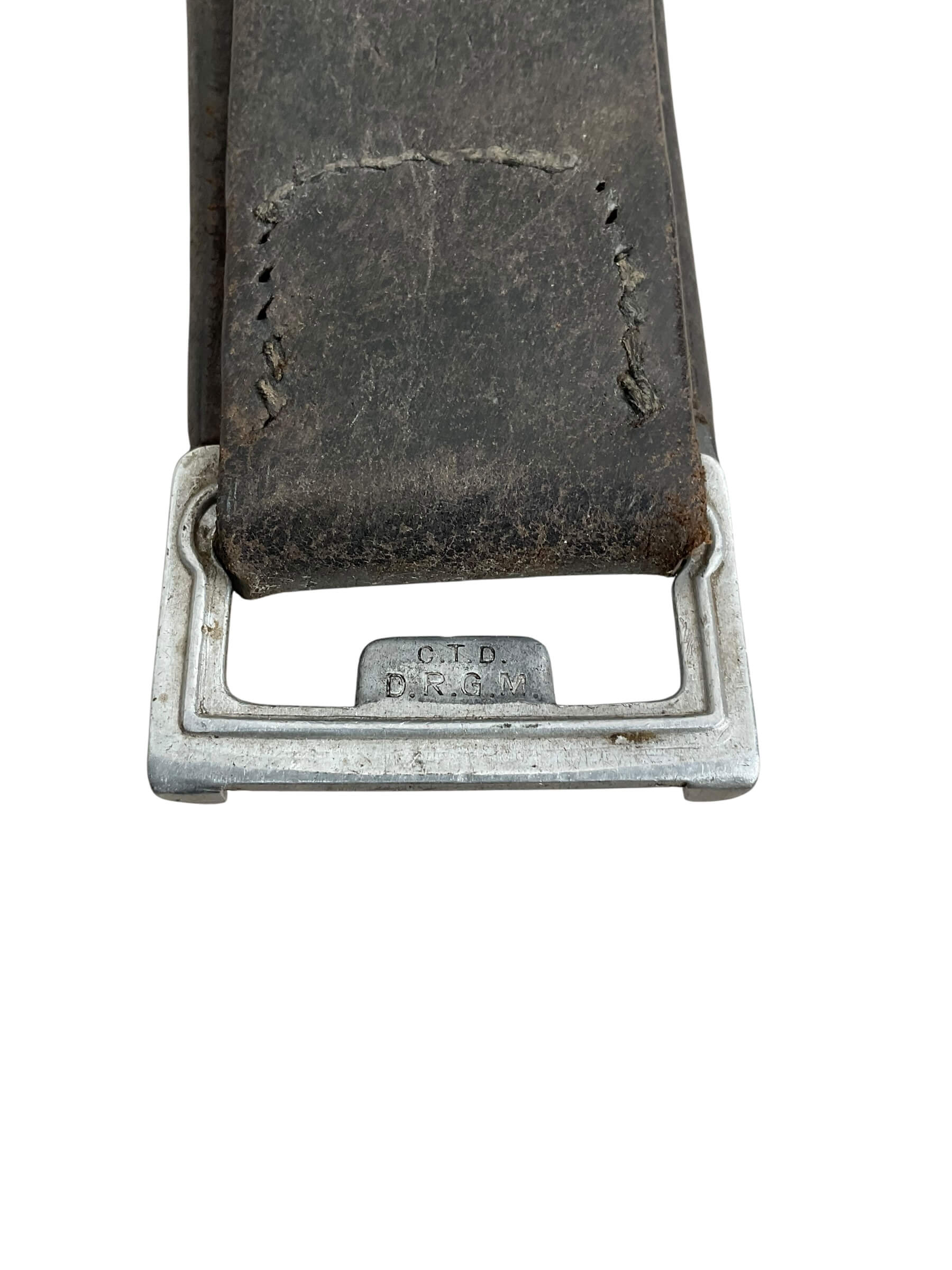 WW2 German Police Belt and Buckle Dated 1938 De-Nazified WW2 German Police Belt and Buckle Dated 1938 De-Nazified