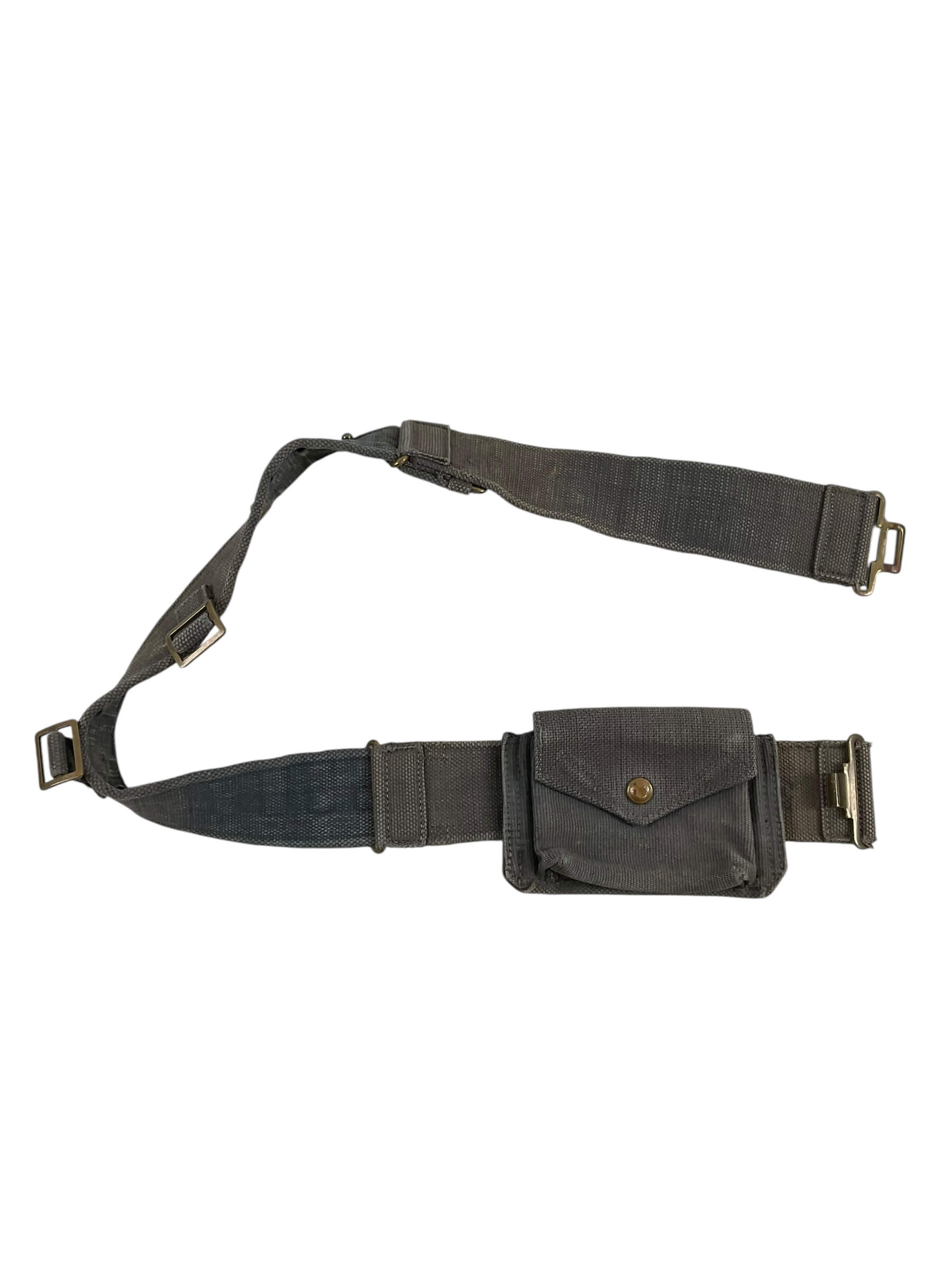 WW2 British RAF 25 Pattern Web Belt With Ammo Pouch WW2 British RAF 25 Pattern Web Belt With Ammo Pouch