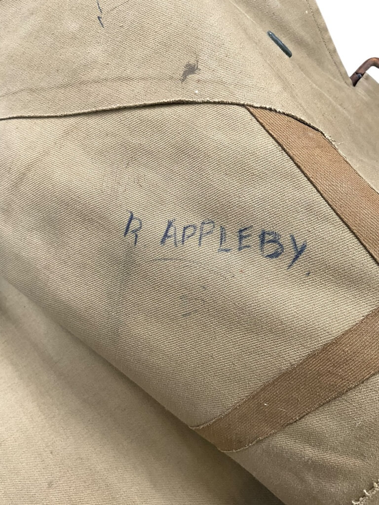 WW2 British Army Dispatch Riders Jacket Dated 1944 Size 6 Broad Arrowed WW2 British Army Dispatch Riders Jacket Dated 1944 Size 6 Broad Arrowed