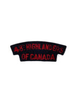 WW2 Canadian 48th Highlanders of Canada Shoulder Title Insignia Single