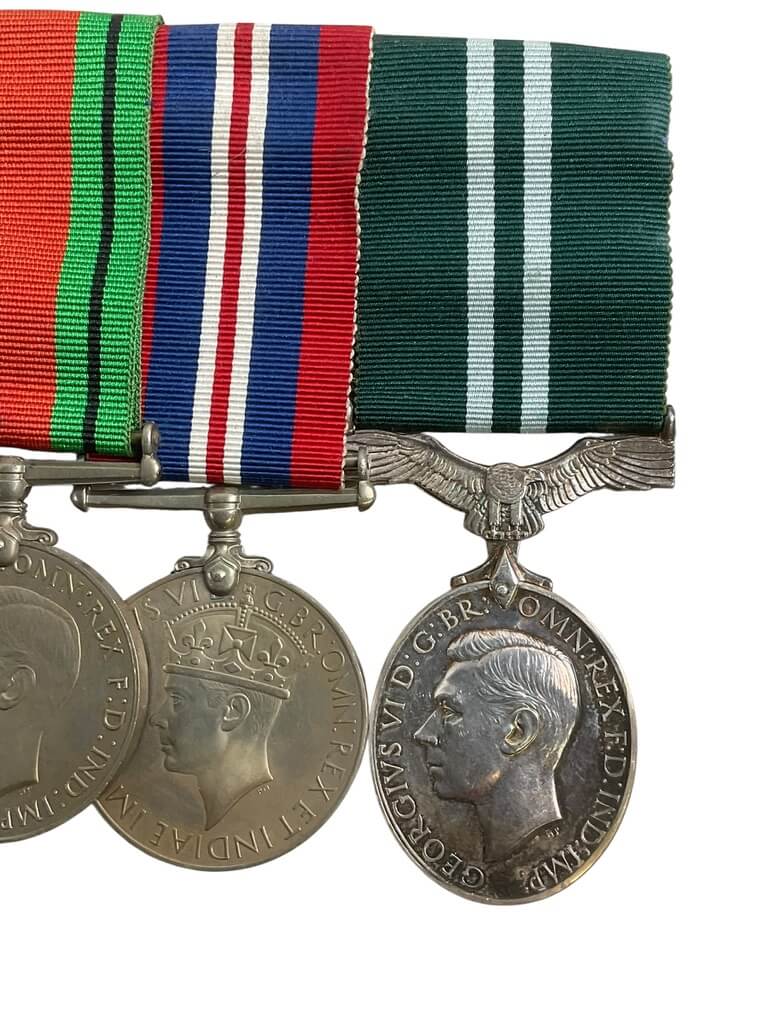 WW2 British RAF Full Size Medal Group X 3 Air Efficiency FS GW Barlow W AUX AF Female WW2 British RAF Full Size Medal Group X 3 Air Efficiency FS GW Barlow W AUX AF Female