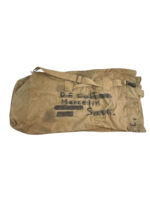 Canadian Army Korean War Duffle Bag Named 1952 Dated 36" X 20" Canadian Army Korean War Duffle Bag Named 1952 Dated 36" X 20"