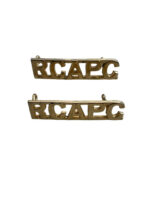 Royal Canadian Army Pay Corps Shoulder Titles Insignia Pair Royal Canadian Army Pay Corps Shoulder Titles Insignia Pair
