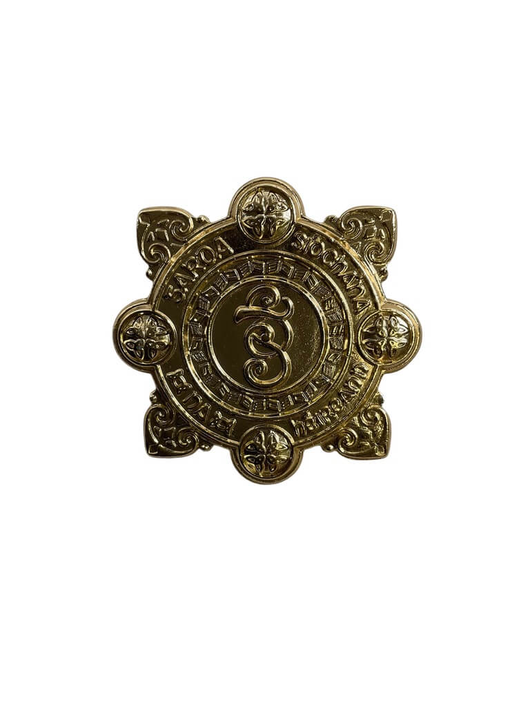 Irish Police Garda Siochana Staybright Cap Badge Irish Police Garda Siochana Staybright Cap Badge