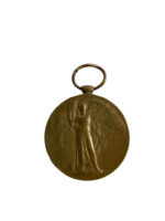 WW1 British BEF Victory Full Size Medal GS-36791 Pvt. R.W. Powers Royal Fusiliers