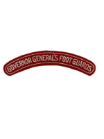 WW2 Canadian Governor General's Foot Guards Shoulder Title Insignia Single