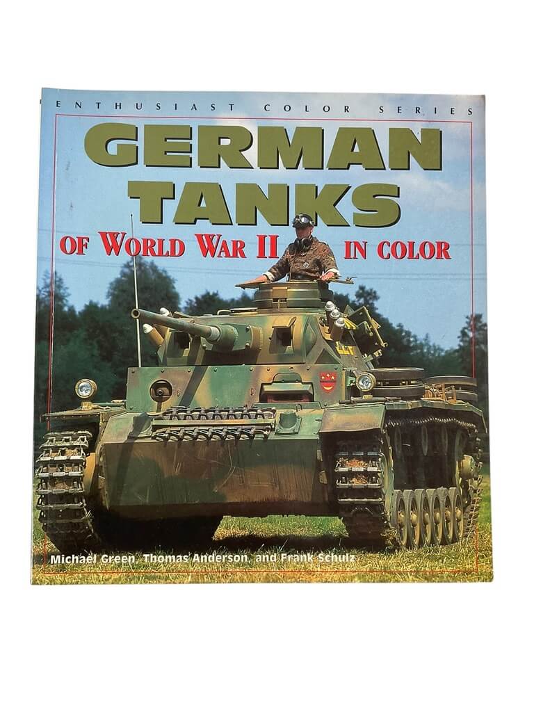 WW2 German Tanks of World War 2 in Color Used Softcover Reference Book WW2 German Tanks of World War 2 in Color Used Softcover Reference Book
