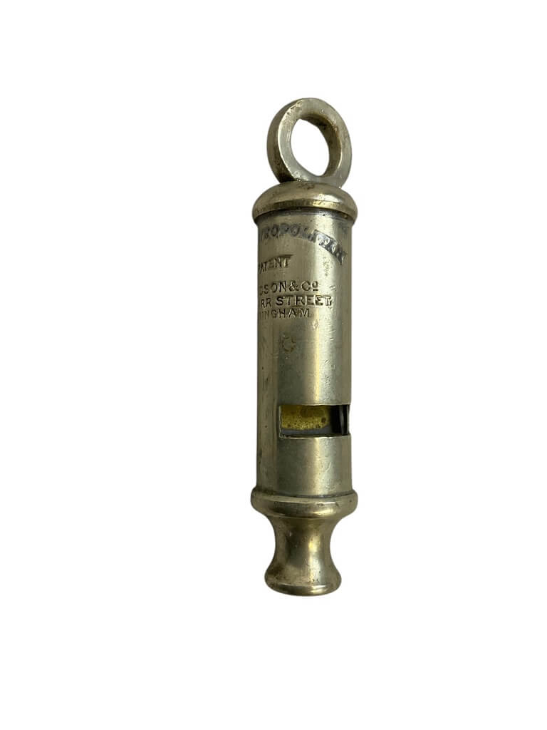 British Police Bobby Whistle Metropolitan British Police Bobby Whistle Metropolitan
