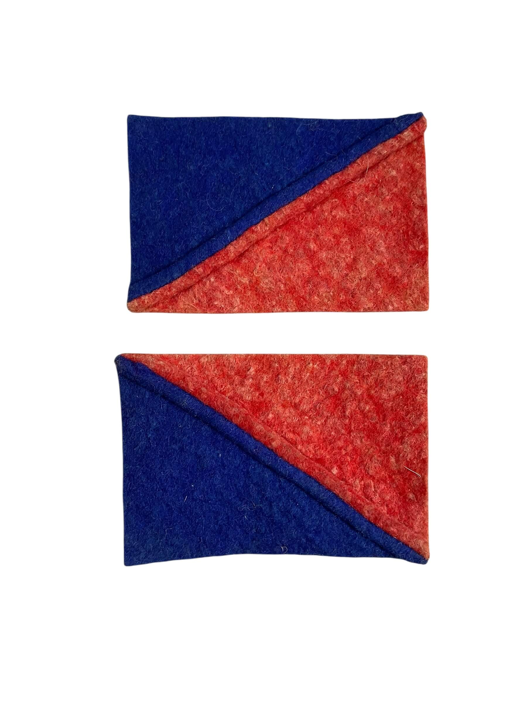 WW2 Canadian 6th Infantry Division Patches Insignia Pair WW2 Canadian 6th Infantry Division Patches Insignia Pair