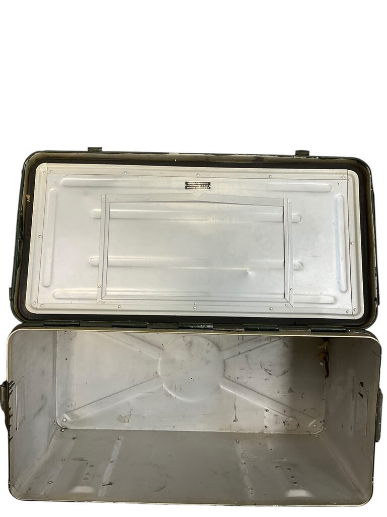 WW2 German Army Transit Box Repurposed Canadian Brigadier Lance 28" X 13" X 11" WW2 German Army Transit Box Repurposed Canadian Brigadier Lance 28" X 13" X 11"