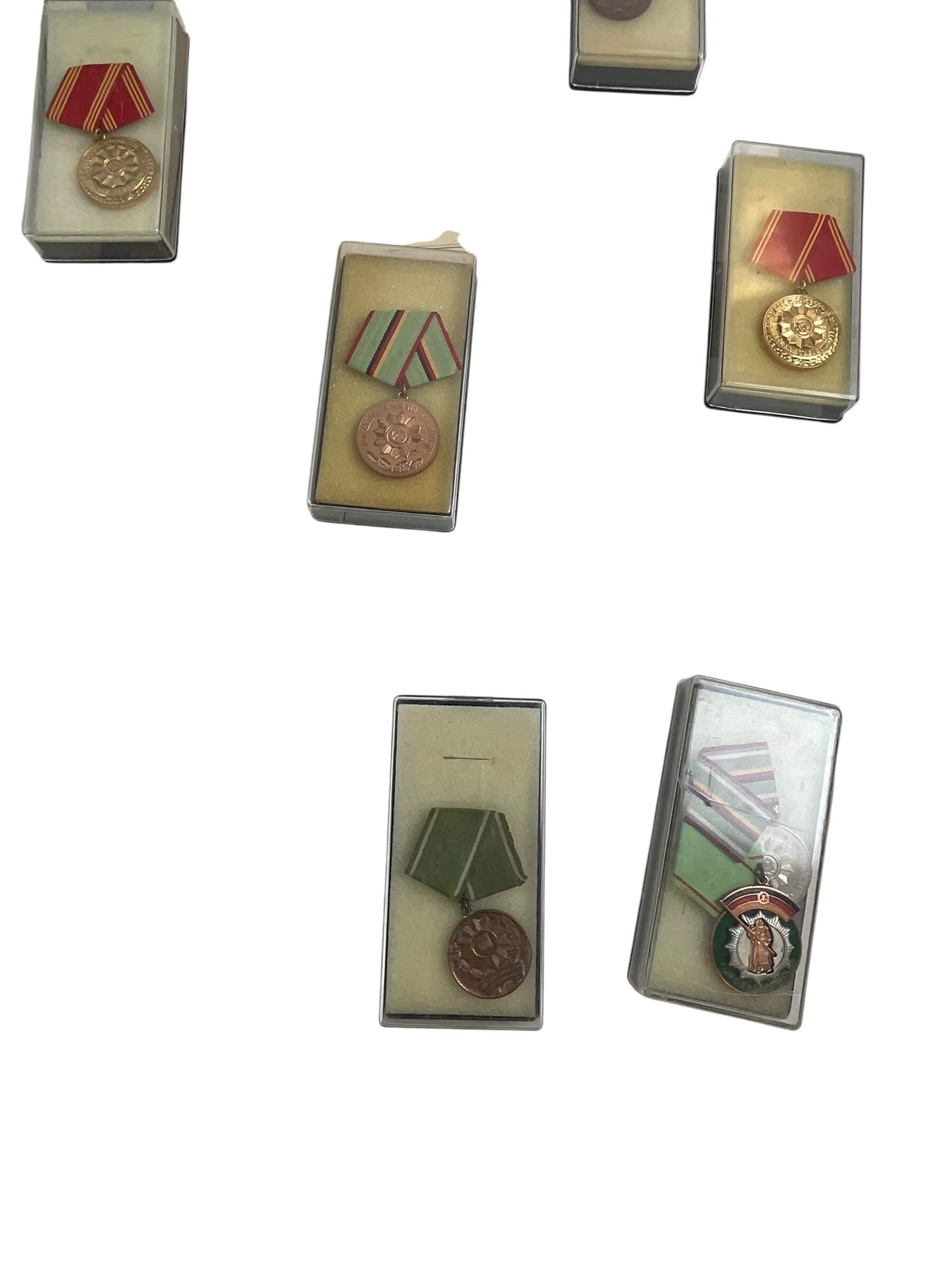 East German Police Officers Medal Group Lot X 10 With Documents East German Police Officers Medal Group Lot X 10 With Documents