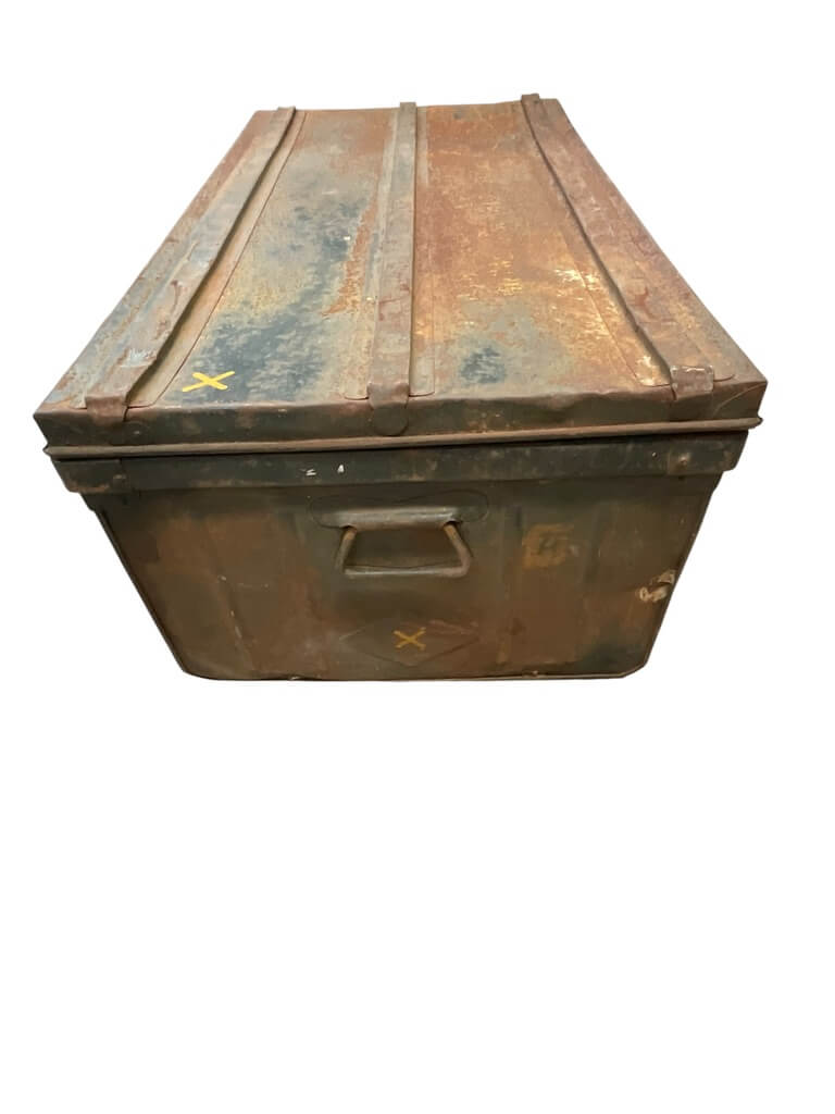 WW2 Canadian RCAF Named Air Commodore Barracks Box 33" X 18" X 13" WW2 Canadian RCAF Named Air Commodore Barracks Box 33" X 18" X 13"