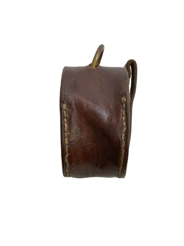 WW1 British BEF Private Purchase Marching Compass With Leather Pouch WW1 British BEF Private Purchase Marching Compass With Leather Pouch